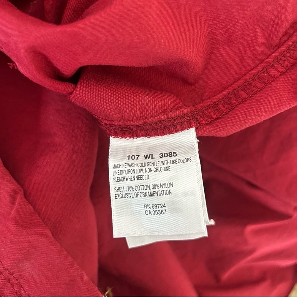 Vintage Columbia Sportswear Red Zip-Up Hooded Jacket – Women’s XL - Picture 7 of 7